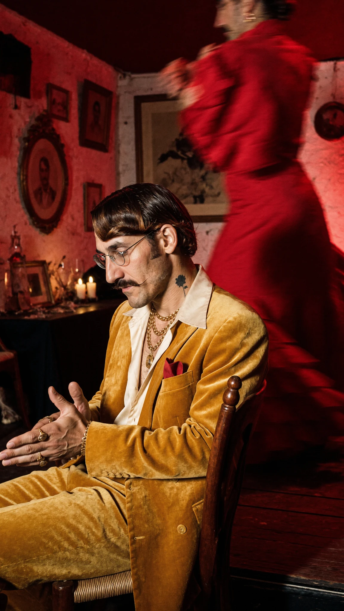Nacho et une danseuse de flamenco